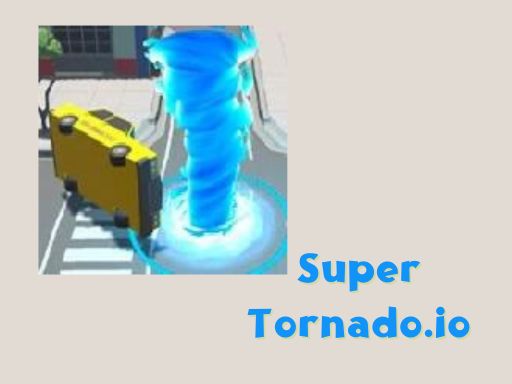 Unleash your destructive powers in Super Tornado.io an HTML5 online game